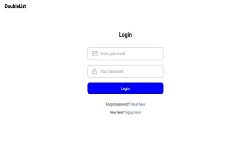 doublelist login page|Welcome 